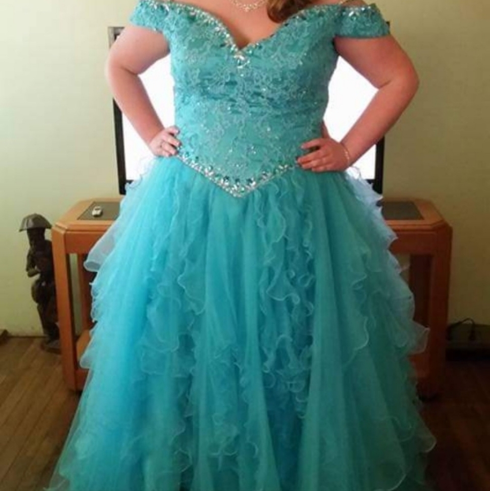 Light Blue Ball Gown
